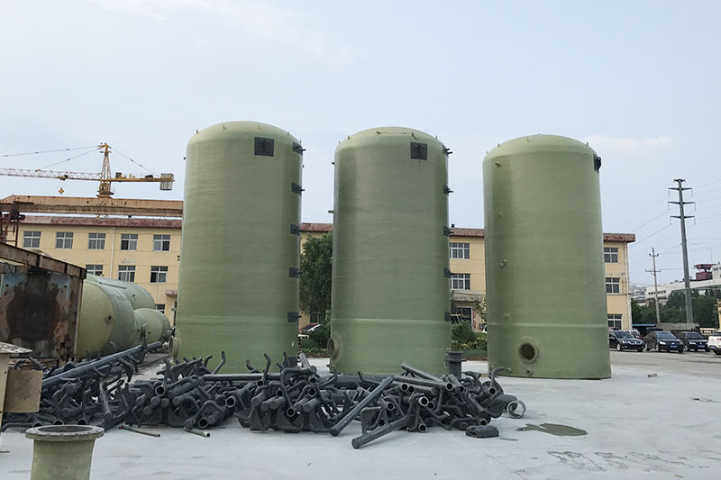 Physical properties of FRP storage tanks